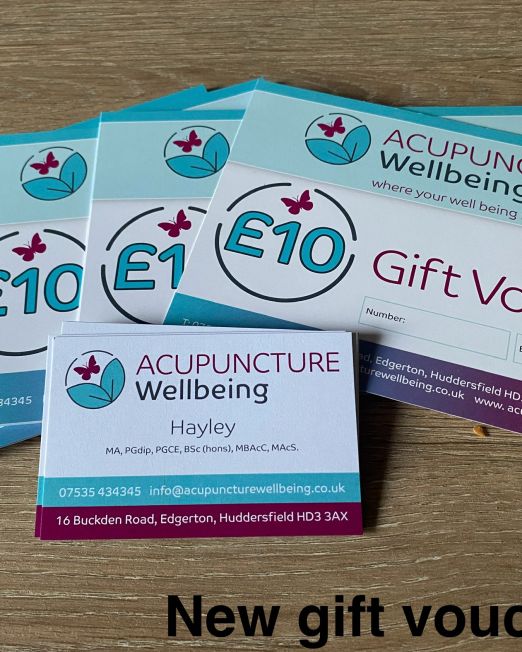 Gift vouchers